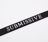 Love In Leather Silicone SUBMISSIVE BDSM Collar Collars and Leads